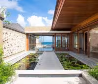 Villa Bayu Gita - Beach Front, Étangs de jardin